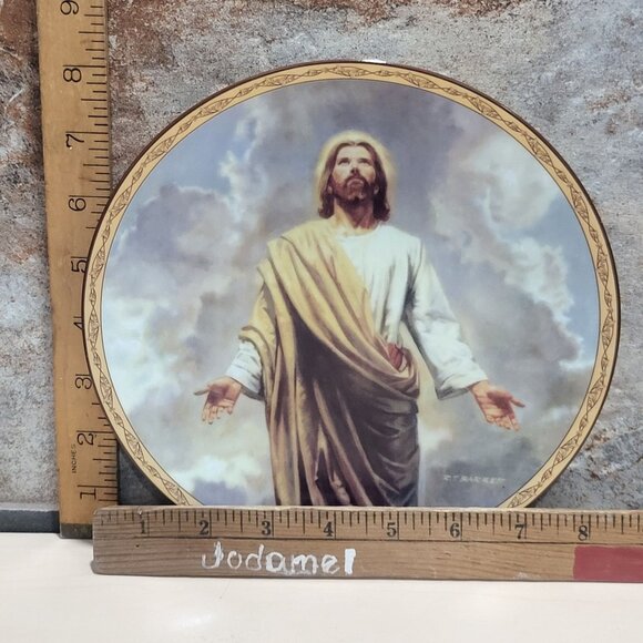 Ascension Plate Life of Christ Robert T Barrett Bradford Exchange 1994 COA - Picture 8 of 12